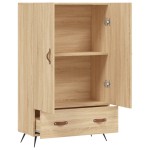 vidaXL Dulap înalt, stejar Sonoma, 69,5x31x115 cm, lemn prelucrat