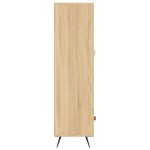 vidaXL Dulap înalt, stejar Sonoma, 69,5x31x115 cm, lemn prelucrat
