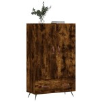vidaXL Dulap înalt, stejar afumat, 69,5x31x115 cm, lemn prelucrat vidaXL Dulap înalt, stejar afumat, 69,5x31x115 cm, lemn prelucrat