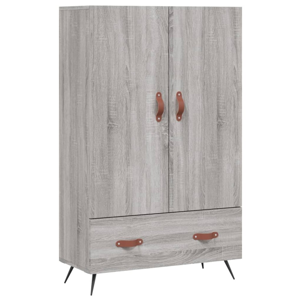 vidaXL Dulap gri Sonoma 69,5x31x115 cm, lemn prelucrat