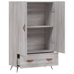 vidaXL Dulap gri Sonoma 69,5x31x115 cm, lemn prelucrat