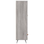 vidaXL Dulap gri Sonoma 69,5x31x115 cm, lemn prelucrat