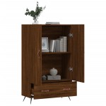 vidaXL Dulap înalt, stejar maro, 69,5x31x115 cm, lemn prelucrat