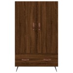 vidaXL Dulap înalt, stejar maro, 69,5x31x115 cm, lemn prelucrat