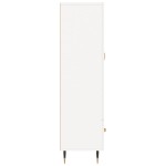 vidaXL Dulap înalt, alb, 69,5x31x115 cm, lemn prelucrat
