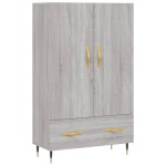 vidaXL Dulap gri Sonoma 69,5x31x115 cm, lemn prelucrat