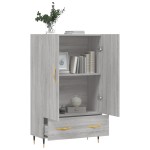 vidaXL Dulap gri Sonoma 69,5x31x115 cm, lemn prelucrat