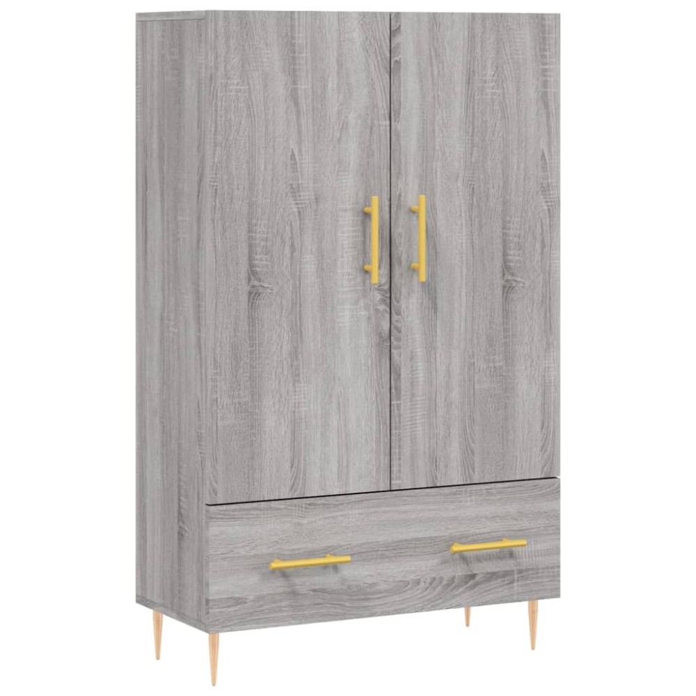 vidaXL Dulap gri Sonoma 69,5x31x115 cm, lemn prelucrat