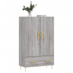 vidaXL Dulap gri Sonoma 69,5x31x115 cm, lemn prelucrat vidaXL Dulap gri Sonoma 69,5x31x115 cm, lemn prelucrat