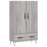 vidaXL Dulap gri Sonoma 69,5x31x115 cm, lemn prelucrat