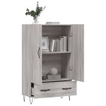 vidaXL Dulap gri Sonoma 69,5x31x115 cm, lemn prelucrat