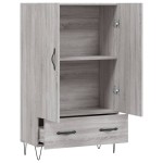 vidaXL Dulap gri Sonoma 69,5x31x115 cm, lemn prelucrat