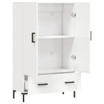 vidaXL Dulap înalt, alb extralucios, 69,5x31x115 cm, lemn prelucrat vidaXL Dulap înalt, alb extralucios, 69,5x31x115 cm, lemn prelucrat