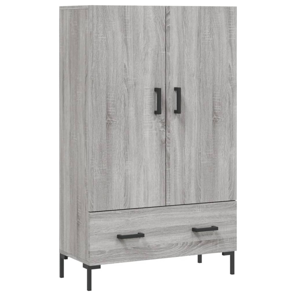 vidaXL Dulap gri Sonoma 69,5x31x115 cm, lemn prelucrat