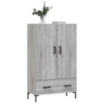 vidaXL Dulap gri Sonoma 69,5x31x115 cm, lemn prelucrat