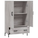 vidaXL Dulap gri Sonoma 69,5x31x115 cm, lemn prelucrat