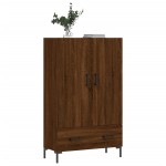 vidaXL Dulap înalt, stejar maro, 69,5x31x115 cm, lemn prelucrat vidaXL Dulap înalt, stejar maro, 69,5x31x115 cm, lemn prelucrat