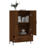 vidaXL Dulap înalt, stejar maro, 69,5x31x115 cm, lemn prelucrat vidaXL Dulap înalt, stejar maro, 69,5x31x115 cm, lemn prelucrat