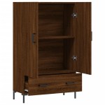 vidaXL Dulap înalt, stejar maro, 69,5x31x115 cm, lemn prelucrat vidaXL Dulap înalt, stejar maro, 69,5x31x115 cm, lemn prelucrat