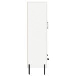 vidaXL Dulap înalt, alb, 69,5x31x115 cm, lemn prelucrat