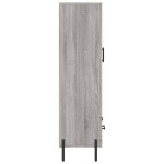 vidaXL Dulap gri Sonoma 69,5x31x115 cm, lemn prelucrat