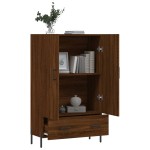 vidaXL Dulap înalt, stejar maro, 69,5x31x115 cm, lemn prelucrat vidaXL Dulap înalt, stejar maro, 69,5x31x115 cm, lemn prelucrat