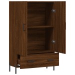 vidaXL Dulap înalt, stejar maro, 69,5x31x115 cm, lemn prelucrat vidaXL Dulap înalt, stejar maro, 69,5x31x115 cm, lemn prelucrat