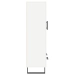 vidaXL Dulap înalt, alb, 69,5x31x115 cm, lemn prelucrat
