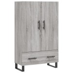 vidaXL Dulap gri Sonoma 69,5x31x115 cm, lemn prelucrat vidaXL Dulap gri Sonoma 69,5x31x115 cm, lemn prelucrat