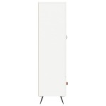 vidaXL Dulap înalt, alb, 69,5x31x115 cm, lemn prelucrat