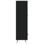 vidaXL Dulap înalt, negru, 69,5x31x115 cm, lemn prelucrat
