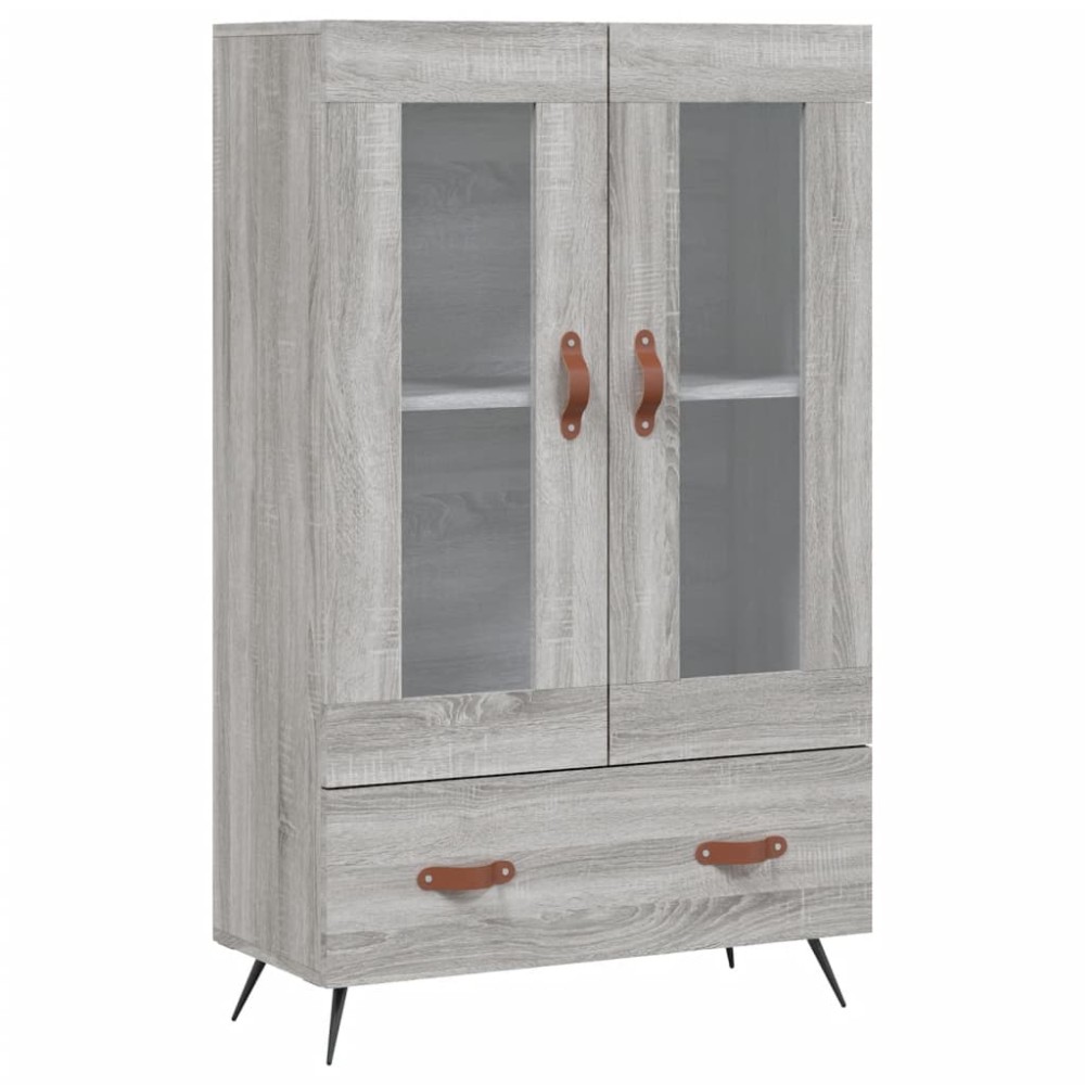 vidaXL Dulap gri Sonoma 69,5x31x115 cm, lemn prelucrat