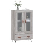 vidaXL Dulap gri Sonoma 69,5x31x115 cm, lemn prelucrat