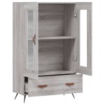 vidaXL Dulap gri Sonoma 69,5x31x115 cm, lemn prelucrat
