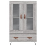 vidaXL Dulap gri Sonoma 69,5x31x115 cm, lemn prelucrat