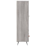 vidaXL Dulap gri Sonoma 69,5x31x115 cm, lemn prelucrat