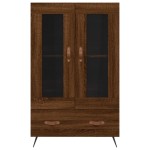 vidaXL Dulap înalt, stejar maro, 69,5x31x115 cm, lemn prelucrat
