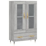 vidaXL Dulap gri Sonoma 69,5x31x115 cm, lemn prelucrat