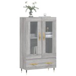 vidaXL Dulap gri Sonoma 69,5x31x115 cm, lemn prelucrat