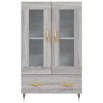 vidaXL Dulap gri Sonoma 69,5x31x115 cm, lemn prelucrat