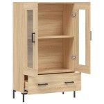 vidaXL Dulap înalt, stejar Sonoma, 69,5x31x115 cm, lemn prelucrat