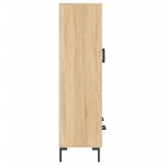 vidaXL Dulap înalt, stejar Sonoma, 69,5x31x115 cm, lemn prelucrat