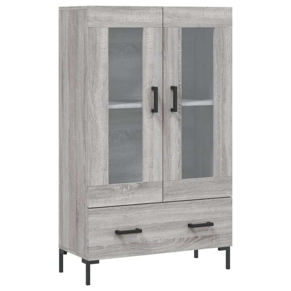 vidaXL Dulap gri Sonoma 69,5x31x115 cm, lemn prelucrat