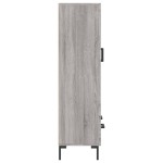 vidaXL Dulap gri Sonoma 69,5x31x115 cm, lemn prelucrat