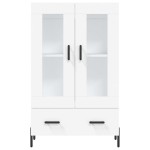 vidaXL Dulap înalt, alb, 69,5x31x115 cm, lemn prelucrat