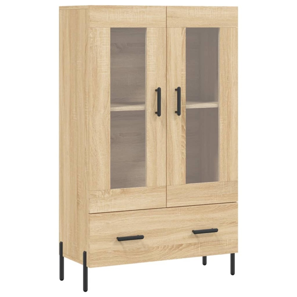 vidaXL Dulap înalt, stejar Sonoma, 69,5x31x115 cm, lemn prelucrat