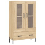vidaXL Dulap înalt, stejar Sonoma, 69,5x31x115 cm, lemn prelucrat vidaXL Dulap înalt, stejar Sonoma, 69,5x31x115 cm, lemn prelucrat