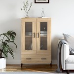 vidaXL Dulap înalt, stejar Sonoma, 69,5x31x115 cm, lemn prelucrat vidaXL Dulap înalt, stejar Sonoma, 69,5x31x115 cm, lemn prelucrat