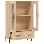 vidaXL Dulap înalt, stejar Sonoma, 69,5x31x115 cm, lemn prelucrat vidaXL Dulap înalt, stejar Sonoma, 69,5x31x115 cm, lemn prelucrat