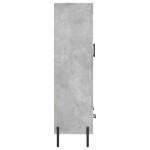 vidaXL Dulap înalt, gri beton, 69,5x31x115 cm, lemn prelucrat vidaXL Dulap înalt, gri beton, 69,5x31x115 cm, lemn prelucrat
